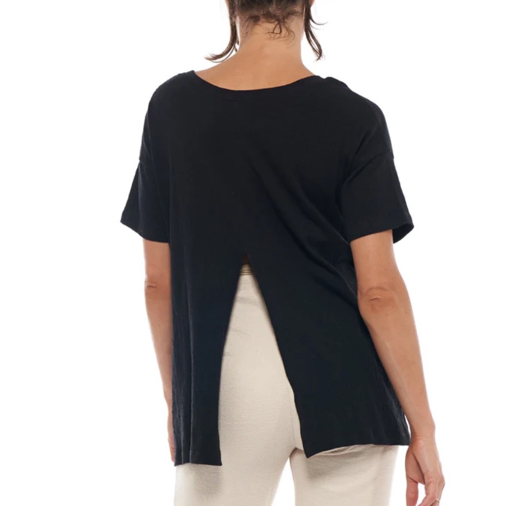 Bundle of Two Split T shirt Bae The Label black & white maternity - Picture 9 of 13